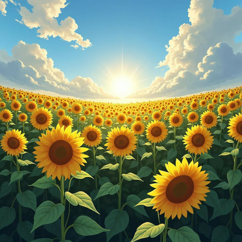 Sunflower Serenity Art