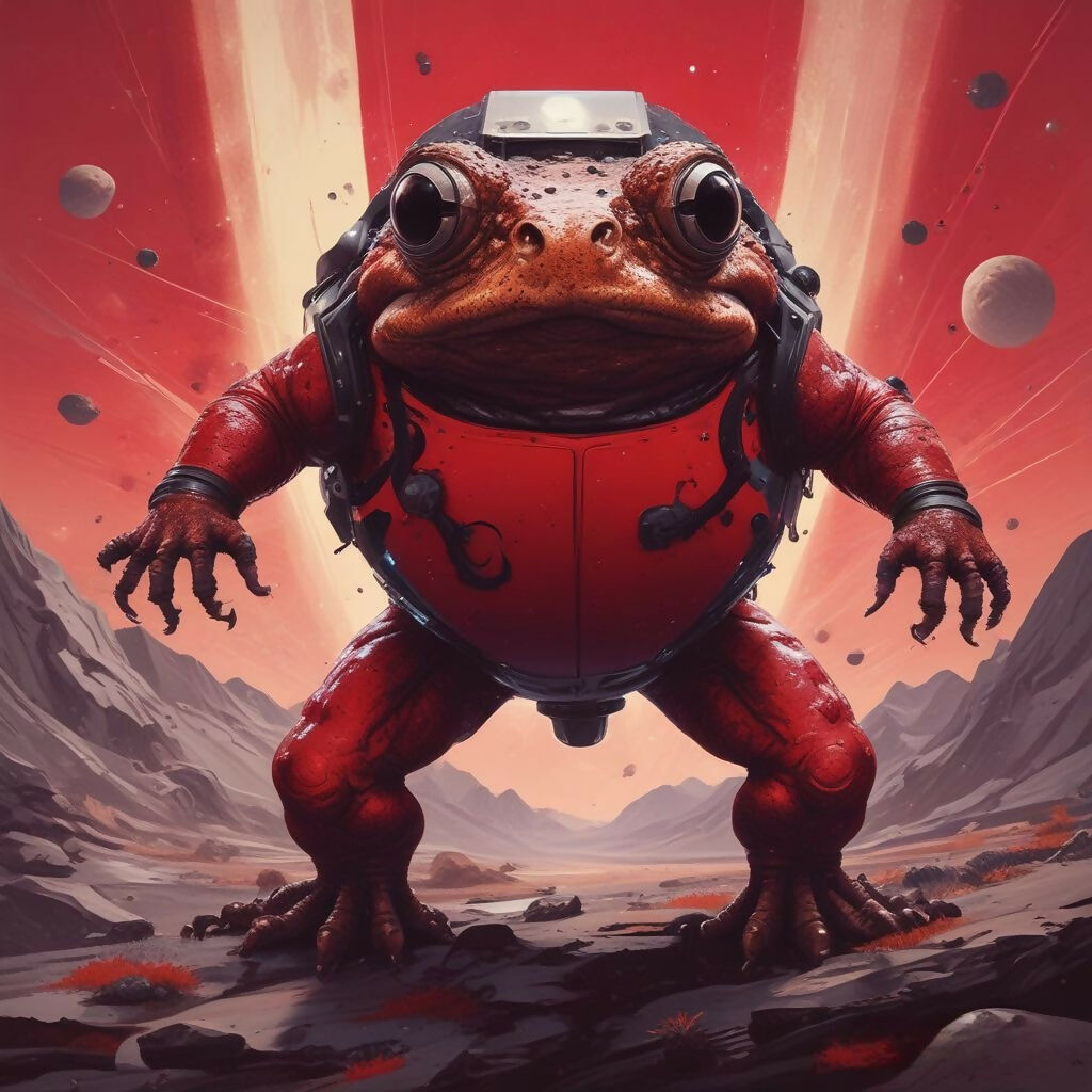 Rocket Toad Red Toad