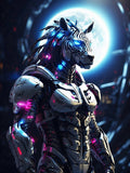 Zebra in cyborg body #1