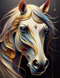 abstract art impressionism art style horse, soft pastel colors; hand drawn watercolor sketchy illust 18-02-2025 at 16-05-32