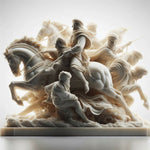 creamy marble sculpture