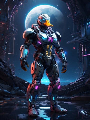 Cyborg Goose Duck in cyborg body #4