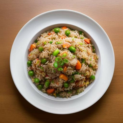 Fired Rice Top View Fried Rice Top View