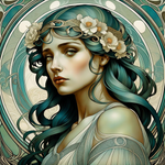 Art Nouveau Girl 4