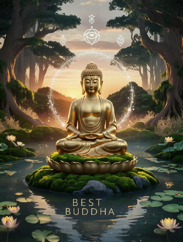 Buddha Meditation Peace Spiritual Mystic Forest Enlightenment