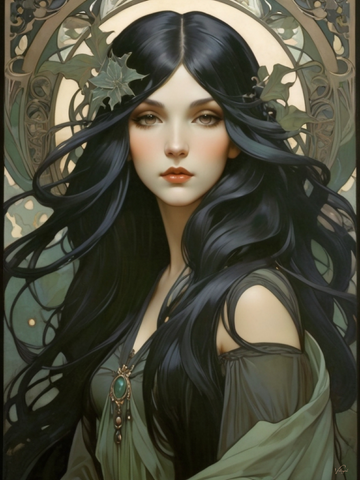 Art Nouveau Girl 12