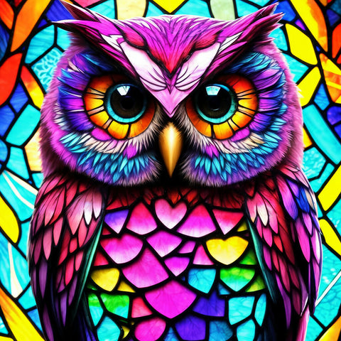 Mosaic owl copy