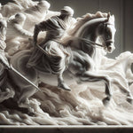 creamy marble sculpture