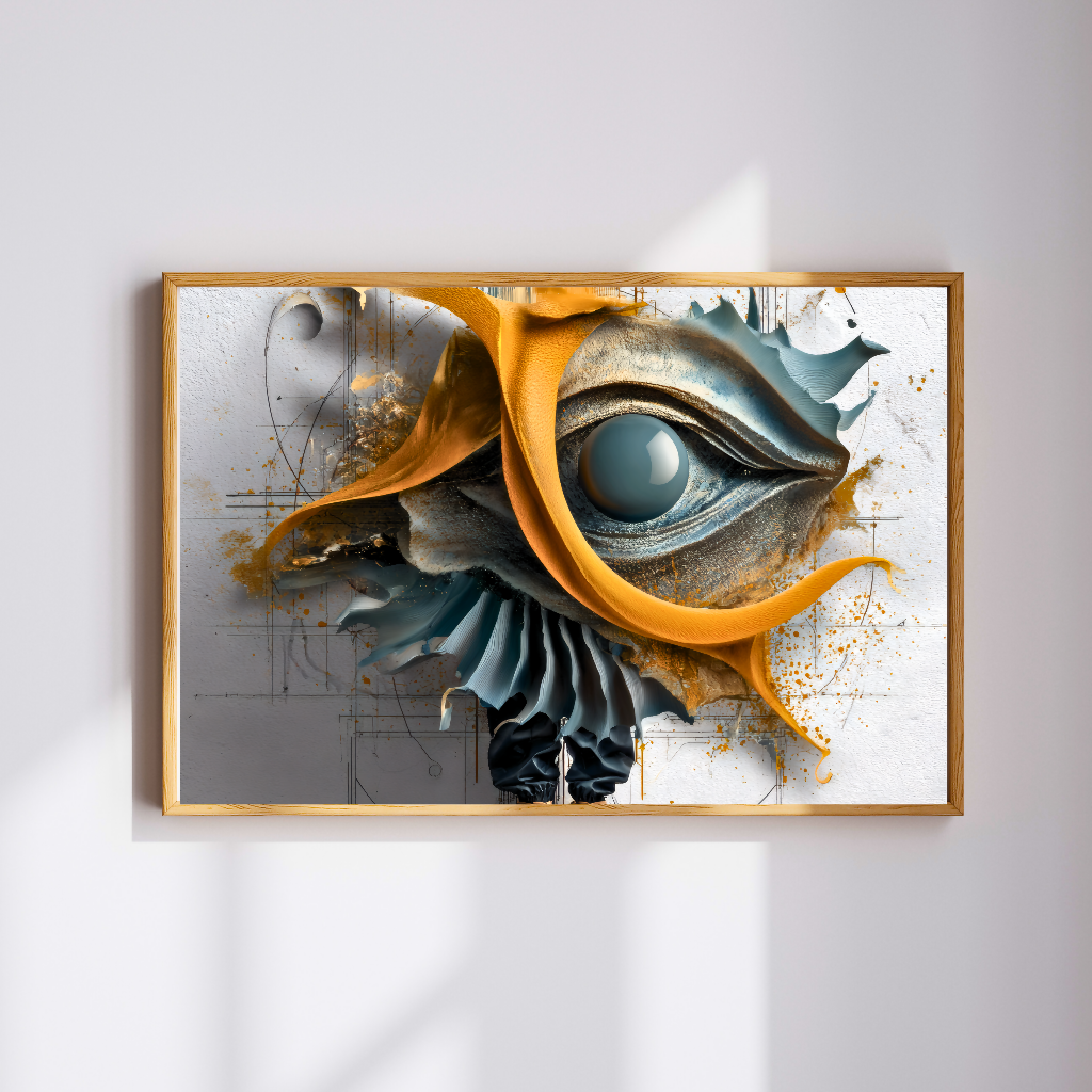 Geometry of Vision – Surrealism AI Art by LumenForge