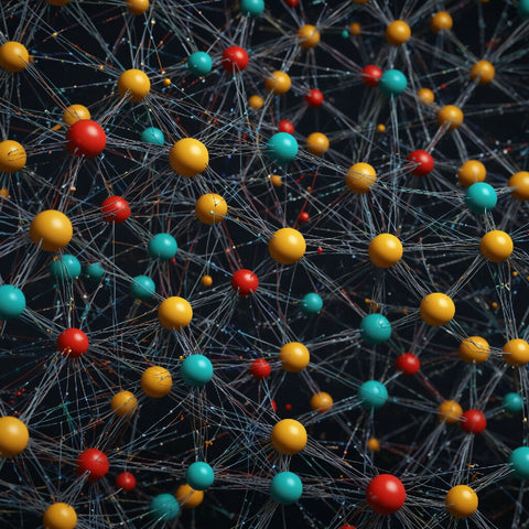 “Interconnectivity Network: Abstract Digital Artwork”