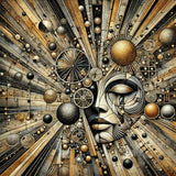 Gesichtsexplosion