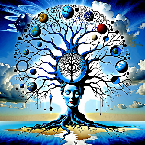 Cosmic Mind – Surreal Tree of Knowledge and Universe