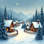 Holiday Snowy Village