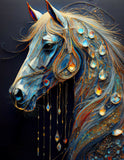 horse, soft pastel colors; hand drawn watercolor sketchy illustration, contemporary painting style,  18-02-2025 at 16-03-04