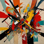 contemporary abstract painters wall art.