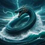 Jrmungandr, a massive sea serpent