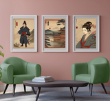 Japanese Triptych 2 of 3