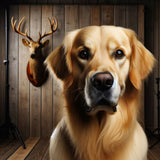 2 Images - Hunting Influence Golden Retriever AI Images