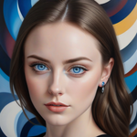 Photorealistic woman portrait