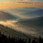 Golden Peaks at Dawn