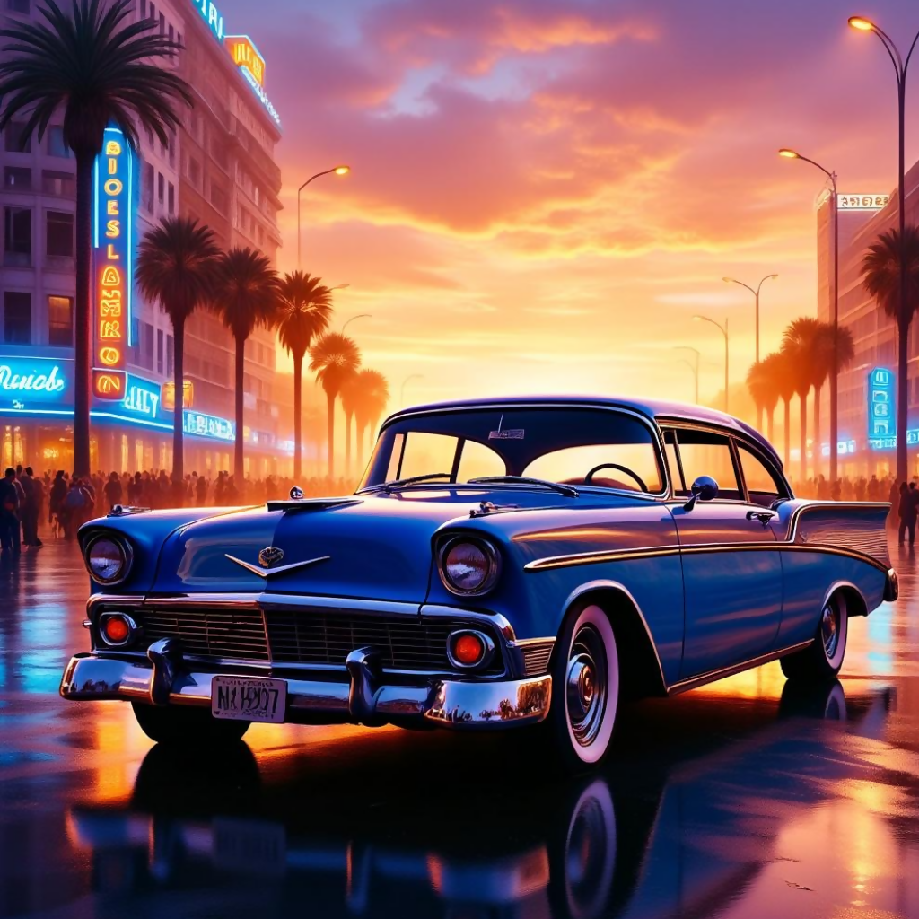 Retro Ride at Sunset Boulevard