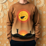 Bohemian Rhapsody AI Art Sweatshirt | Mystic Freddie-Inspired Unisex Organic Crewneck"