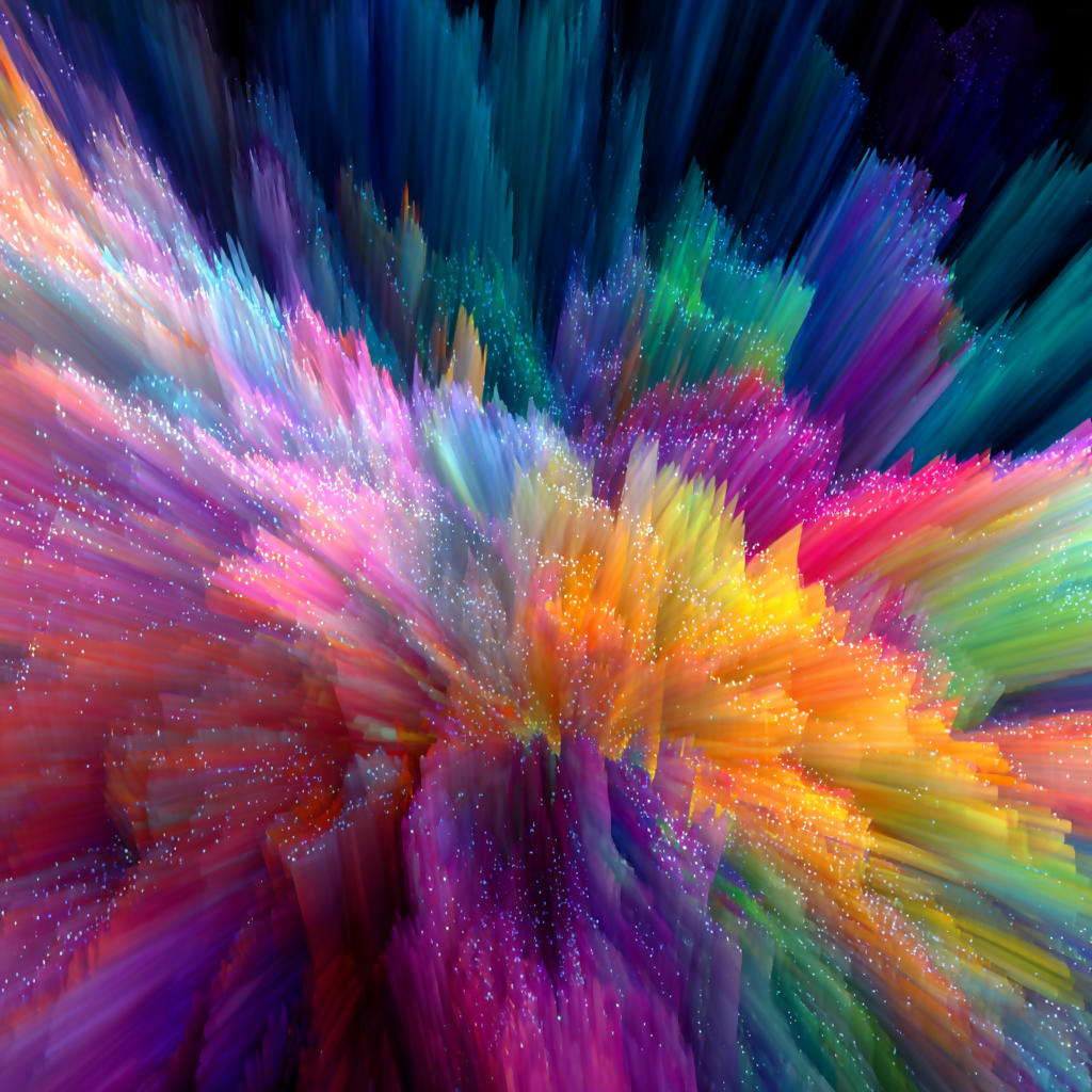 Color Fragment Color Fragments: Abstract Digital Art Series