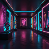 Leonardo_Lightning_XL_A_futuristic_art_gallery_floating_in_a_s_1