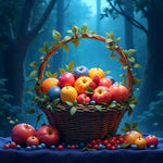 A basket full of fruits #1