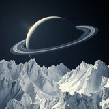 Saturn Over Peaks