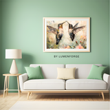 Art by LumenForge – Emerald Hummingbirds Symphony