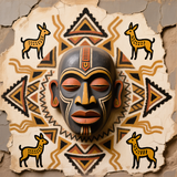 Tribal Sun Mask Mandala 2