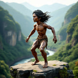 Art at mountain cliff