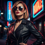 Femme Fatale – Charisme et Éclat Capturés par IA