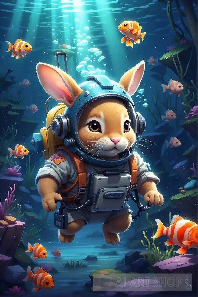 A baby rabbit