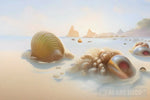 A Beach Of Wonder Shells Ai Painting