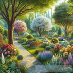 A Beautiful Garden Nature Ai Art