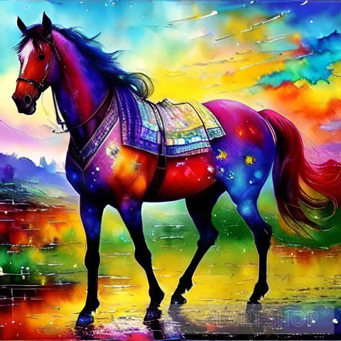 A Beautiful Horse Ai Painting