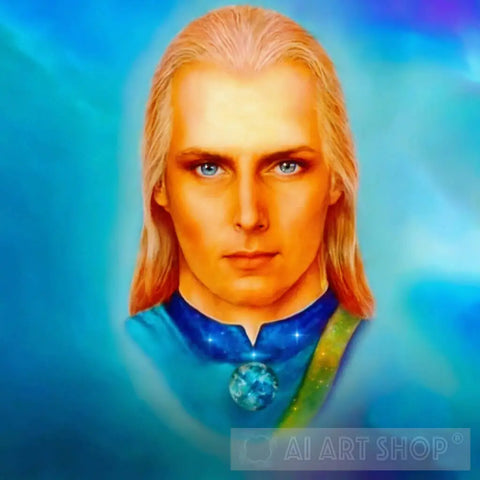 A Beautiful Painting Of The Commander Ashtar Sheran Ai Painting