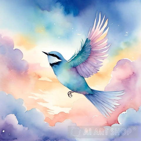 A Bird In The Sky Ai Artwork