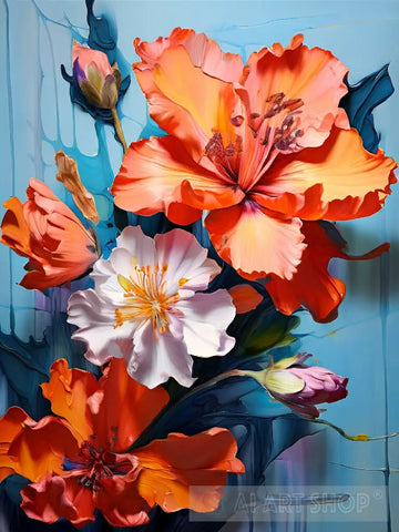 A Burst Of Blooms Ai Painting