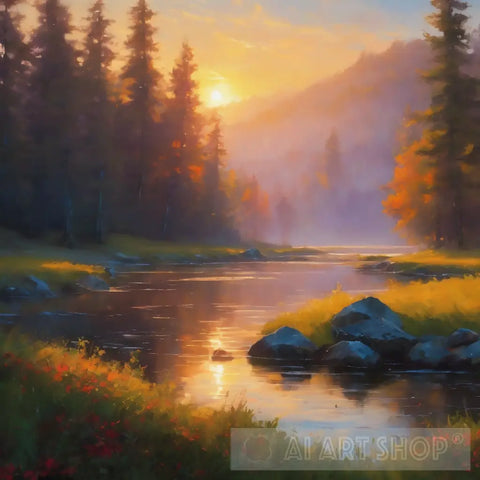 A Captivating Landscape Art Piece Landscape Ai Art