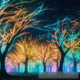 A Captivating Scene Of Trees That Appear To Be Alive With Twinkling Lights And Vibrant 19 Nature Ai