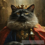 A Cat Dressed In Royal Clothes Ai Artwork
