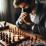 A Chess Player Extremely Focused On His Game Ai Painting