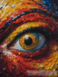 A Close Eye Exposure Ai Painting