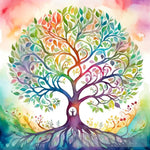 A Colorful And Magical Tree Of Life Ai Artwork