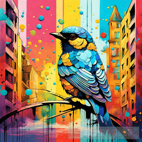 A Colorful Bird With Vibrant Colours Animal Ai Art