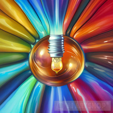 A Colorful Idea Abstract Ai Art