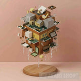 A Cube In The Air Containing A Beautiful Landscape Ai Artwork